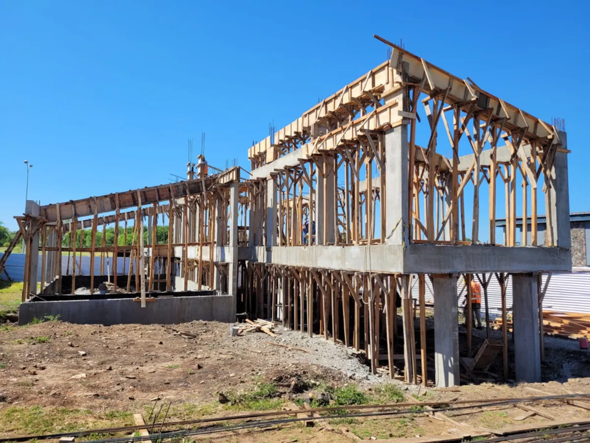 Estructura de hormigón de Vivienda LV